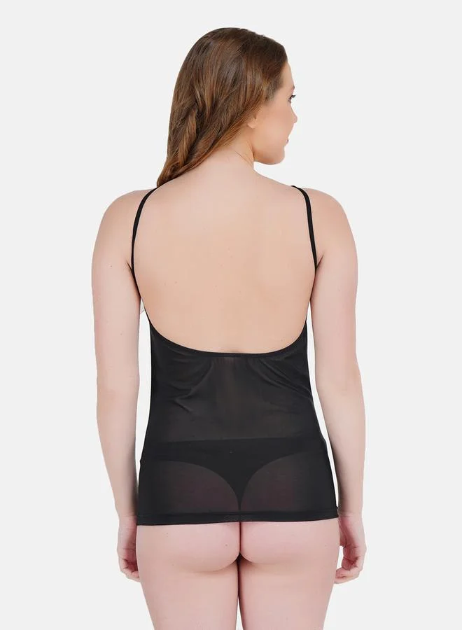 Take Two  Women Black Sheer Lingerie Set By Hill Islands for Women | Best Price UAE